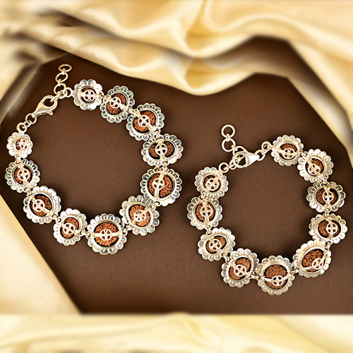 Indrakshi Combination Flower Design (1 to 21 Mukhi Java Small Beads)