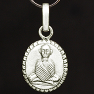 Buddha Locket in Pure Silver - Design II