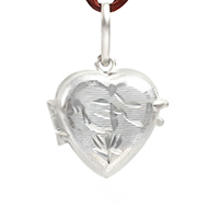 Heart Locket in pure silver - OM Design