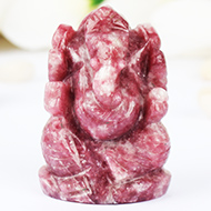 Lepidolite Ganesha - 75 gms
