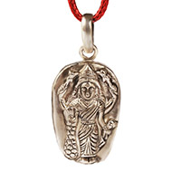 Lakshmi Locket in Pure Silver - Design VII