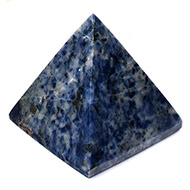 Pyramid in Blue Sodalite-Communication and creativity-102 gms