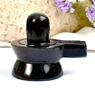 Blue Jade Shivling - 163 gms