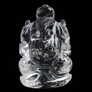 Ganesh Idol in pure quartz - 51 gms