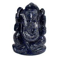Lapis Lazuli Ganesha - 80 gms
