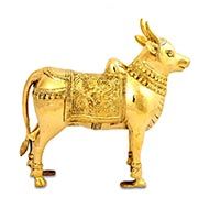 Nandi the Bull in brass - I