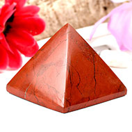 Pyramid in Red Jasper-I
