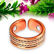 Pure Unique Design Tamba Ring Online Low price Rudraksha ratna