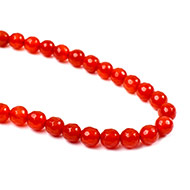 Red Carnelian mala Faceted - 8mm