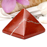 Pyramid in Red Jasper-Energy and strength-I