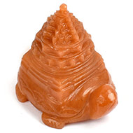 Kurma Shree Yantra in Red Jade - 110 gms - I