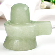 Light Green Jade Shivlinga - 108 gms
