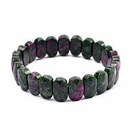 Ruby Zosite - Faceted Bracelet