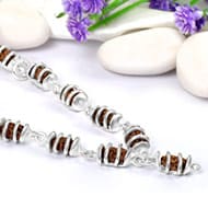 1 mukhi Shivnetra mala (silver basket design)