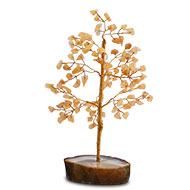 Natural Yellow Jade Chakra Vastu Tree - Small