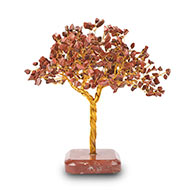 Natural Red Jasper Chakra Vastu Tree - Big