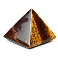 Pyramid in Tiger Eye