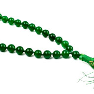 Green onyx round mala