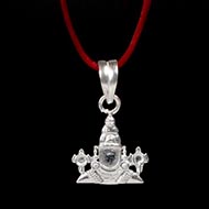 Tirupati Balaji Locket in Pure Silver - V
