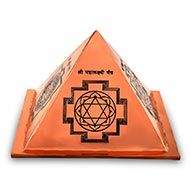Prosperity Yantra Pyramid in Copper