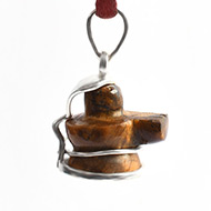 Tiger Eye Shivling Pendant