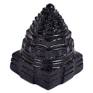 Shree Yantra in Blue Sun Stone - 90 gms