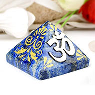 Natural Lapis Lazuli Pyramid For Wisdom