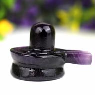 Shivlinga in Amethyst - 14 gms - I