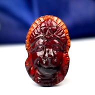 Hanuman in Gomed - 18.15 Carats