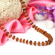 Hessonite Gomed Button shape mala