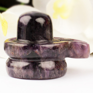 Shivlinga in Amethyst - 110 gms