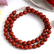 Red Jasper Necklace - 8 mm
