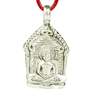 Buddha Locket in Pure Silver - Design I