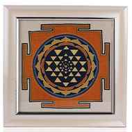 ShreeYantra on silk with frame