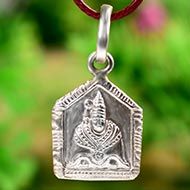 Tulja Bhavani Devi locket in pure silver - II