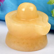Yellow Jade Shivling - 51 to 60 gms