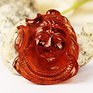 Shiva in Gomed - 52.25 carat