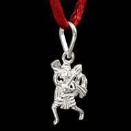 Hanuman locket in pure silver - Design IV