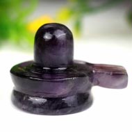 Shivlinga in Amethyst - 14 gms