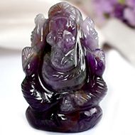 Ganesha in Amethyst - 20 gms