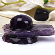 Shivlinga in Amethyst - 100 gms