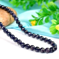 Blue Sapphire faceted Necklace - I