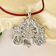 Lakshmi Locket in Pure Silver - 21.50 gms