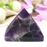 Pyramid in Natural Amethyst - 227 gms
