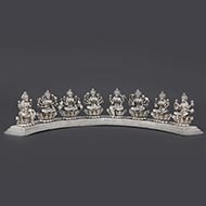Ashtalaxmi idol (925 Sterling Silver)