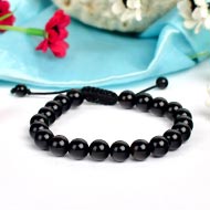 Black Agate Bracelet - 8mm