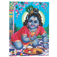 Lord Bal Krishna Photo - Medium