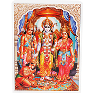 Ram Parivar Glittering Photo