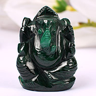 Malachite Ganesha - 53 gms