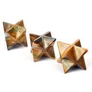 Star Pyramid in Tiger Eye - Set of 3 - 20 gms - I